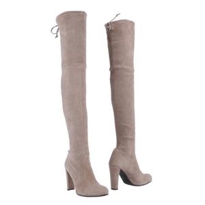 Stuart Weitzman Highland Suede Over-the-Knee Boots